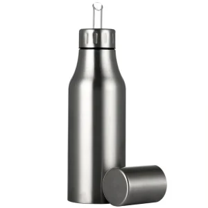 Stainless Steel Olive Oil Dispenser, Leakproof Oil Vinegar Pourer Bottle